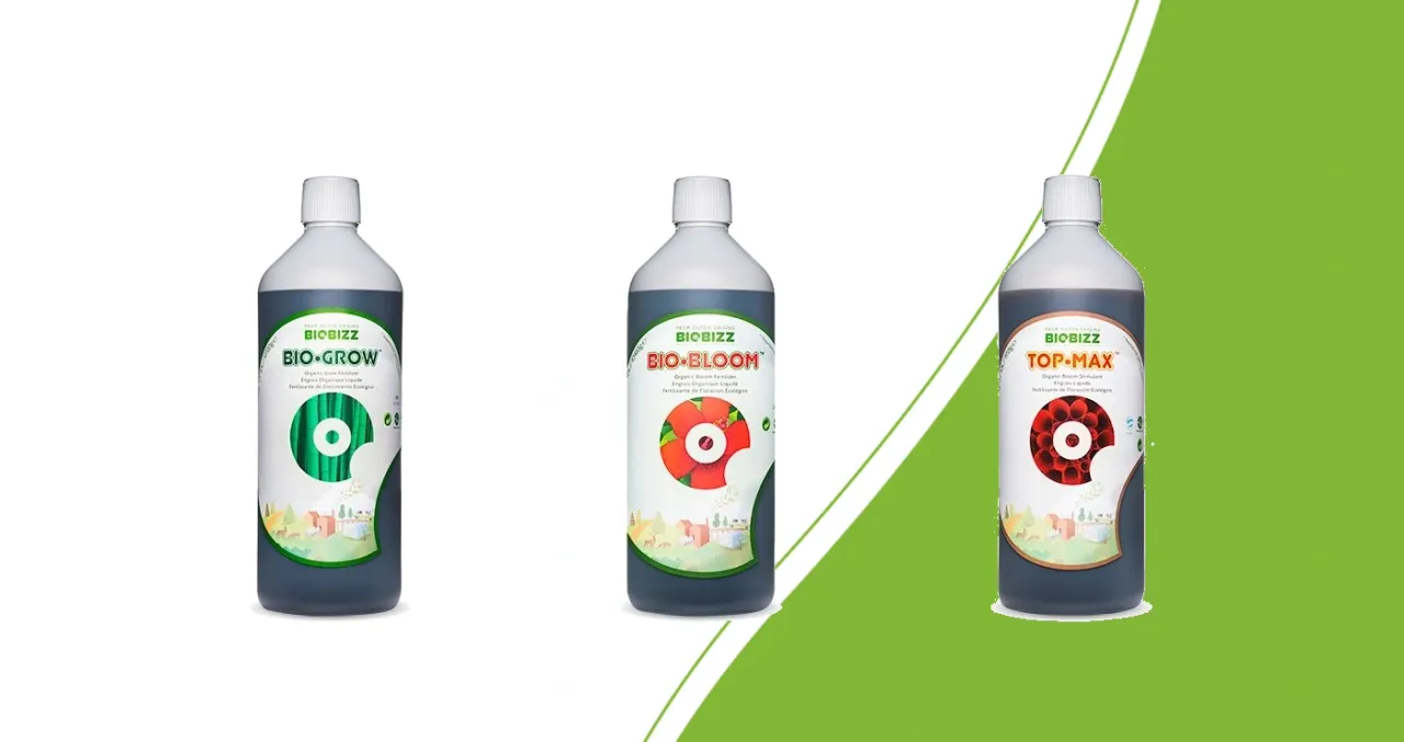 BioBizz Bio·Grow, Bio·Bloom und Top·Max