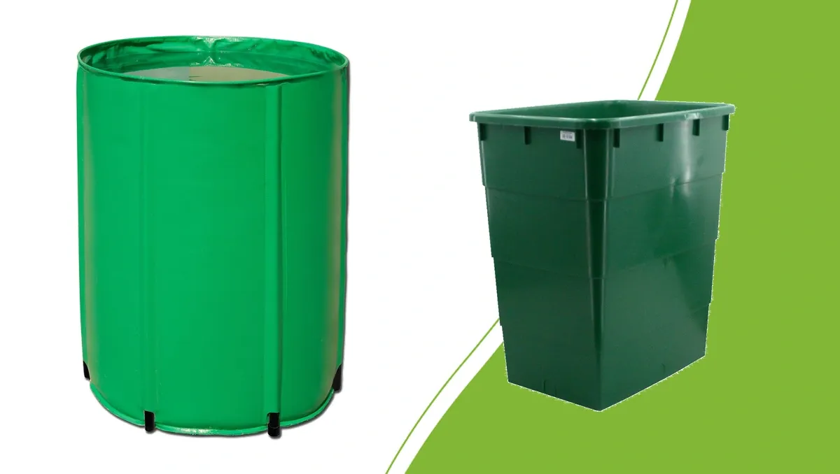 Faltbarer Aquaking Tank und fester rechteckiger Wassertank