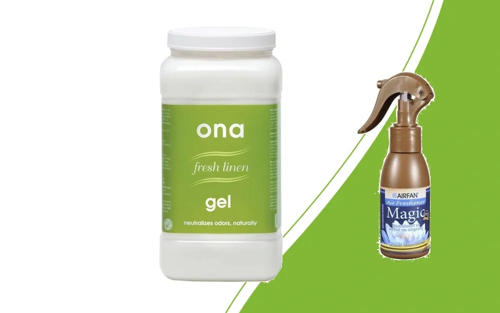 ONA Fresh Linen Gel und Airfan Magic zur Geruchsneutralisation