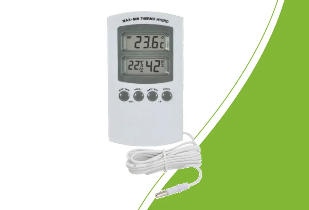 Digitales Thermo-Hygrometer mit externem Sensor