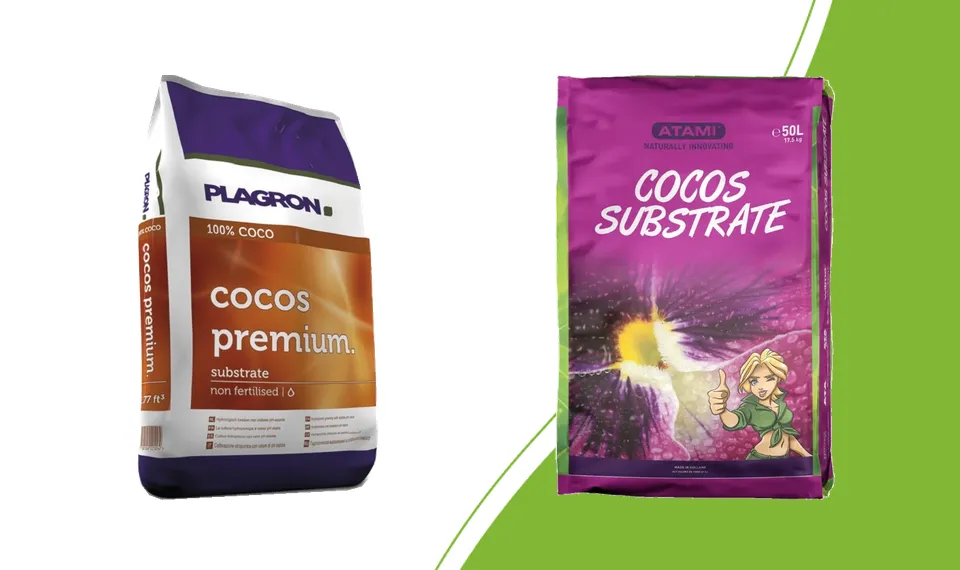 Plagron Cocos Premium und Atami Cocos substraat