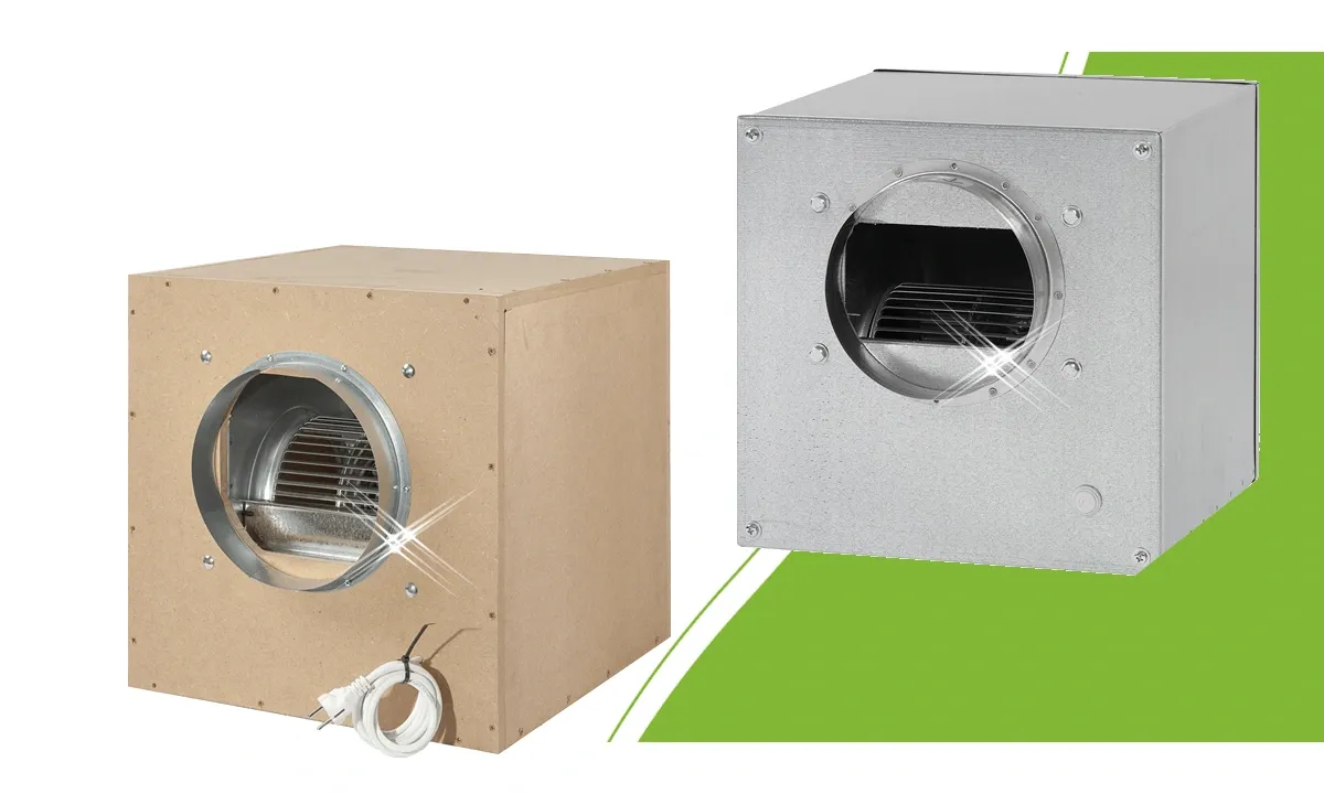 Torin MDF- und Metall-Lüfterbox mit festem Motor, beide aus der 1500-Modellklasse