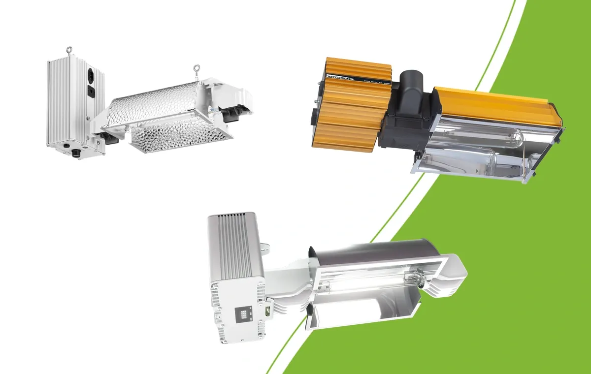 Komplette Leuchten Gavita Pro 6/750e DE FLEX, DimLux Expert MKII 600/750W und DimLux PRO 1000W