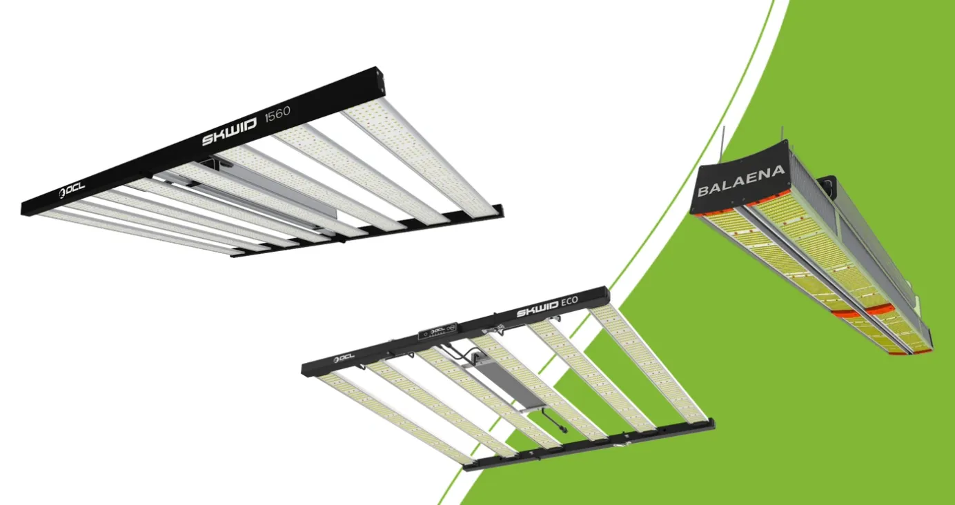 OCL Skwid 1560 PRO, Skwid ECO und Balaena LED-Growlampen