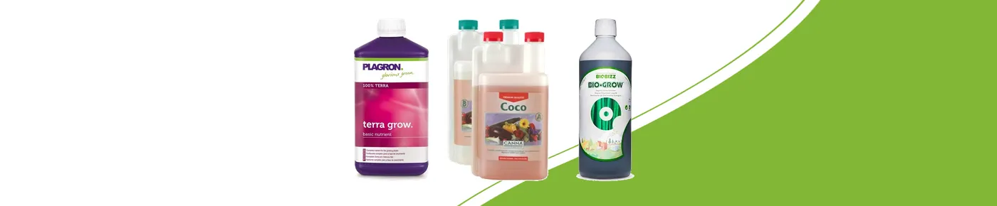 Plagron Terra Grow, Canna Coco A&B und BioBizz Bio·Grow