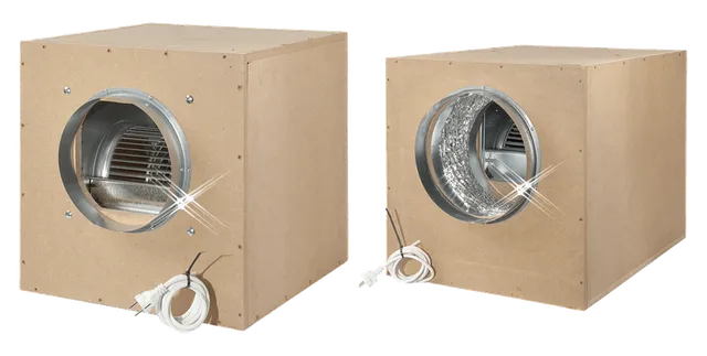 Produktauswahl für Lüfterboxen: MDF kist, 1000 m3; MDF kist, 1000 m3, los-hangende motor