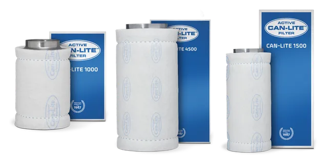 Produktauswahl für Can Lite Aktivkohlefilter: Can Lite 1000 m3; Can Lite 4500 m3; Can Lite 1500 m3