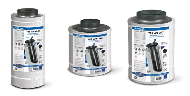 Produktauswahl für Can Original Aktivkohlefilter: Can Koolstoffilter 66cm, 700 m3; Can Koolstoffilter 33cm, 350 m3; Can Koolstoffilter 50cm, 700 m3