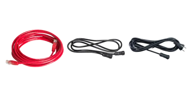Produktauswahl für Elektrozubehör: Dimlux | Interlink | Verbindingskabel | 0,6m; Lumatek UV Bar Daisy Chain controle kabel 1,5m; Lumatek stroomkabel 4m, voor 30w UV LED bar