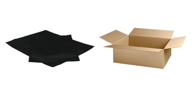 Produktauswahl für Ernten, Trocknen & Verpacken: Aluminium strijkzak, 56x91cm; Doos 55x32x18cm (stekdoos)