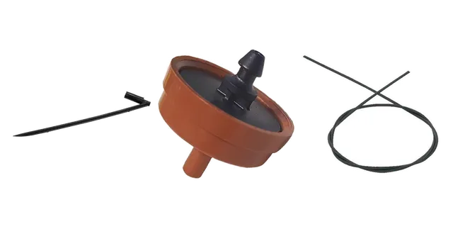 Produktauswahl für Bewässerungsdüsen & Tropfer: BE steker, druppelaar t.b.v. capillair slangetje; CNL ventiel 4 ltr per uur; Capillair 120cm 2 ltr per uur.