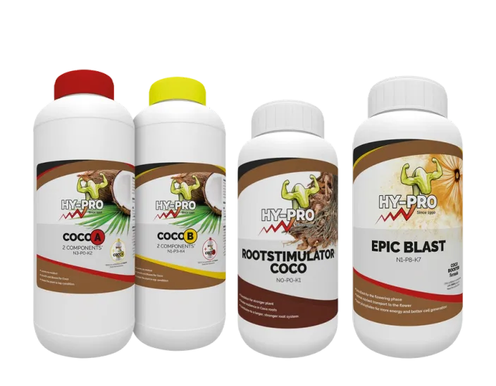 Hy-Pro Coco A&B, Coco Rootstimulator und Epic Blast