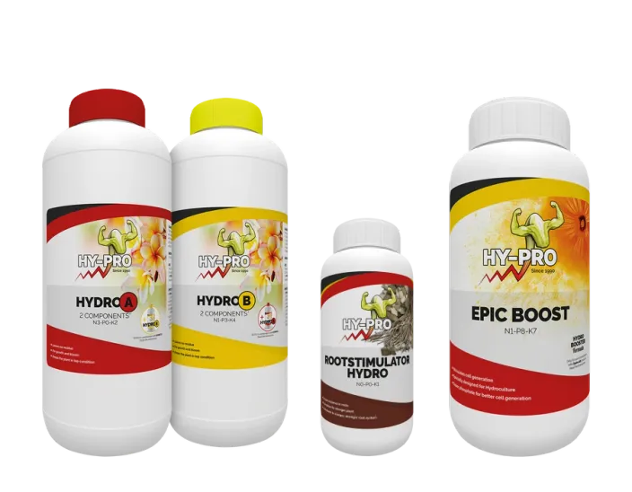 Hy-Pro Hydro A&B, Hydro Rootstimulator und Epic Boost