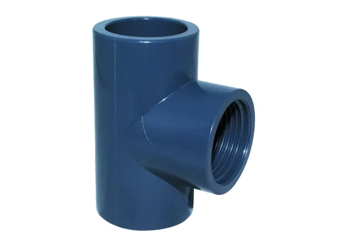 PVC-T-Stück 32 mm mit 1-Zoll-Innengewinde