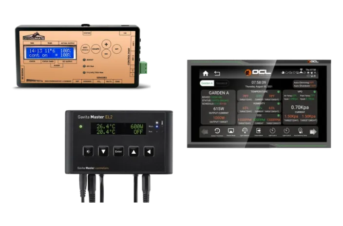Grow-Lichtcontroller von DimLux, Lumen King und OCL